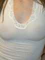 All american girl in her see through top